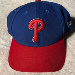 Phillies Cap in Navy and Scarlet